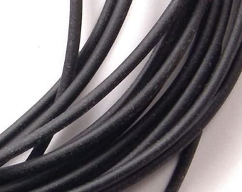 2mm Hollow Black Rubber Tubing 41113 (5 packs x 5yds, Total 25yds), Hollow Rubber Cording, Rubber Stringing Material, Rubber for Memory Wire