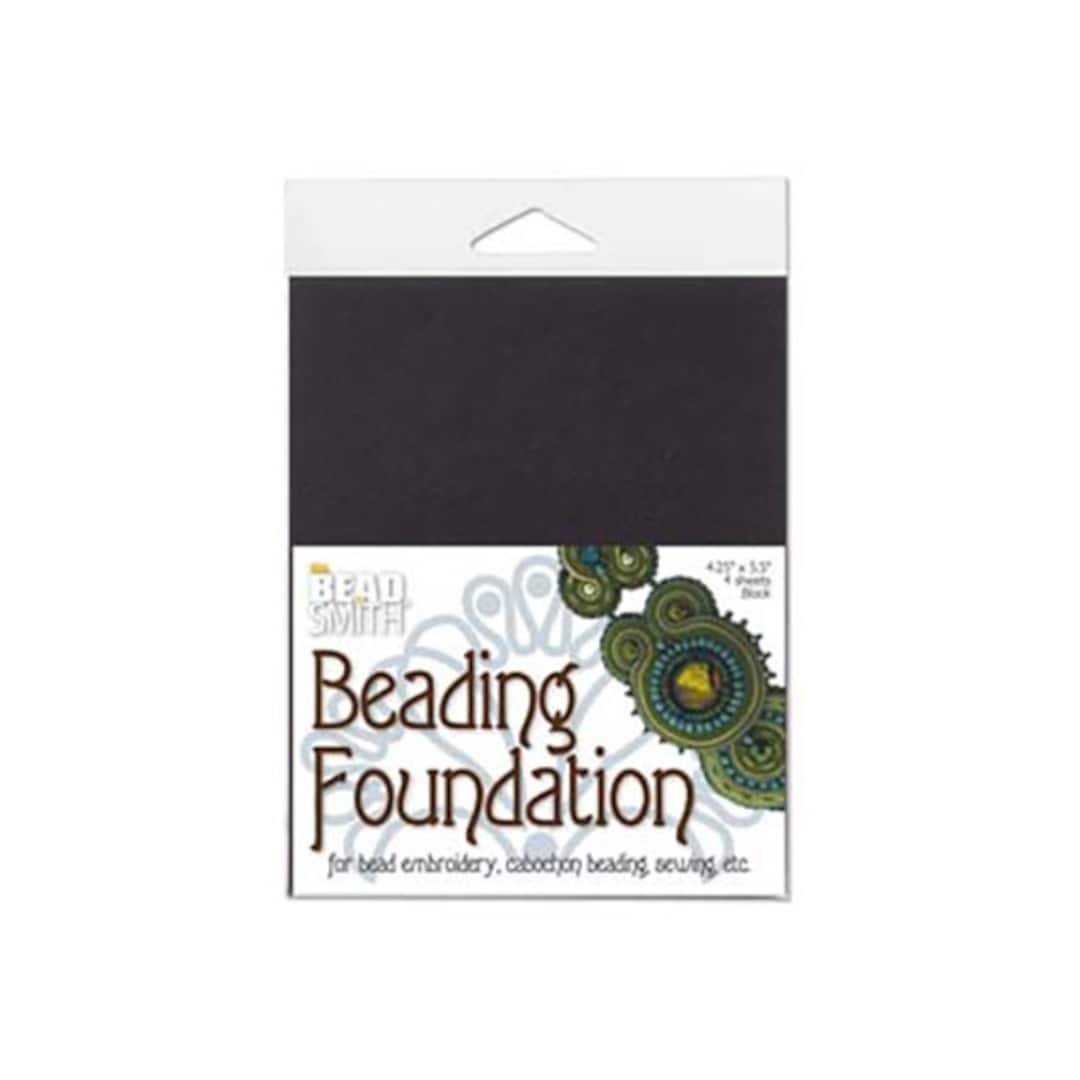 Black Beadsmith Beading Foundation, 43462 4 Sheet 4.25x5.5inches, Bead