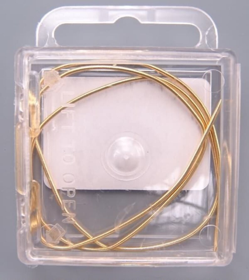 French Wire Bullion Goldtone Fine 43488 14 Inches Fine Etsy