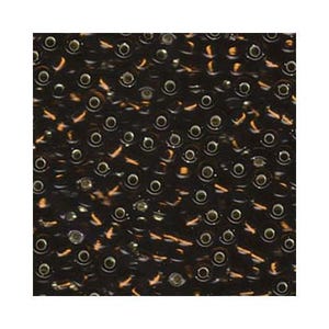 6-135S, Miyuki 20g Silver Lined Dark Brown 6-135S, Miyuki 20g Silver Lined Dark Brown