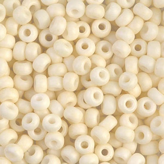 6-2021, Miyuki 20g Matte Opaque Cream 6-2021, Miyuki 20g Matte Opaque Cream