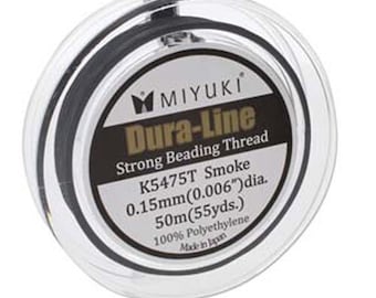Sono Beading Thread Size B Black Thread 43775 110yd Spool Sonoko Nozue  Thread, Japanese Thread, Nylon Beading Thread, 330 DTEX Thread 
