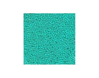 8-412, Miyuki 22g Opaque Turquoise Green 8-412, Miyuki 22g Opaque Turquoise Green