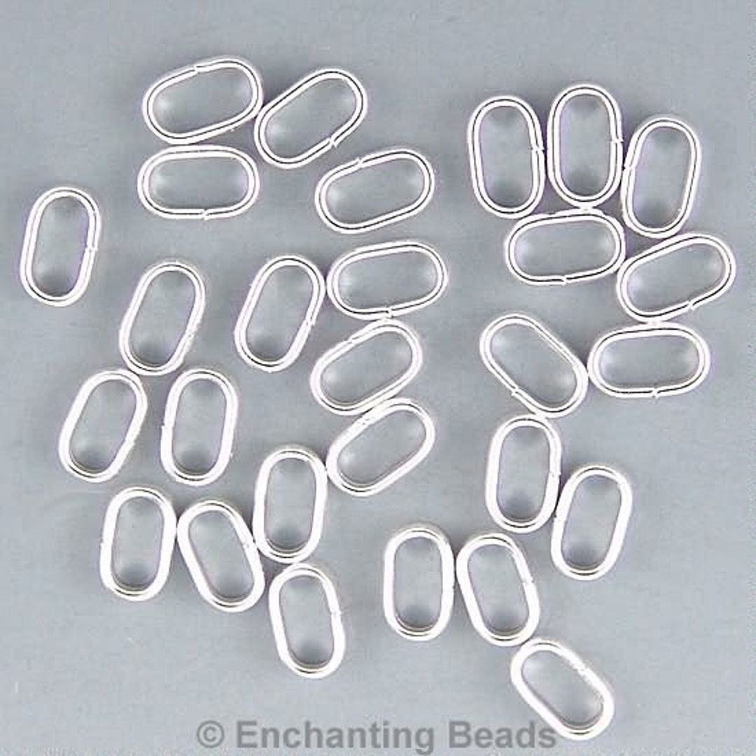 144 Silver Plated 8mm Round Split Rings to Secure your Charms *