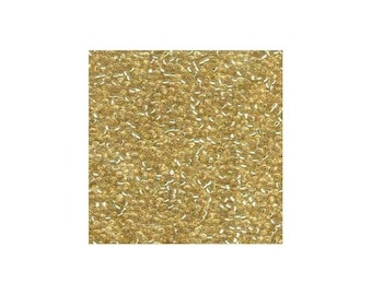 Miyuki Seed Beads 11/0 Silver-Lined Pale Gold 11-2 24g Glass Size 11 Japanese Seed Bead, Size 11  Gold Seed Bead, Silver Lined Seed Bead