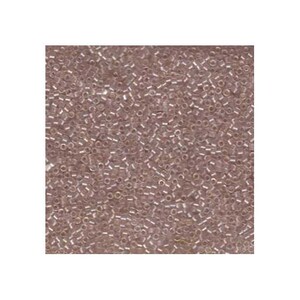 11/0 Miyuki Delica Beads Japanese Seed Beads DB1674 (7.2g), Pearl Lined Transparent Lt Pink Delica Seed Bead, Glass Seed Bead, Cylinder Bead