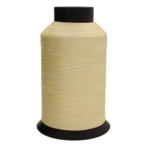 Nymo Beading Thread Cone Size D Cream 45101 (3oz Cone, 1584yd) Cream Nymo Cone, Size D Nymo Thread, Beige Nylon Beading Thread