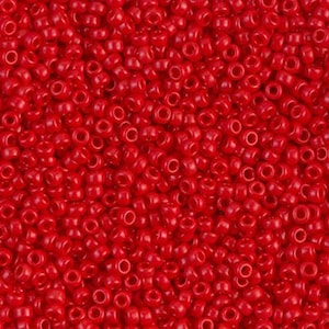 11-408, Miyuki 22g Op Red 11-408, Miyuki 22g Op Red