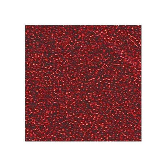Miyuki Seed Beads 15/0 Silver Lined Red 15-1419 8.2g, Round Seed Beads, Glass Seed Bead, Size 15 Seed Bead, Japanese Seed Beads