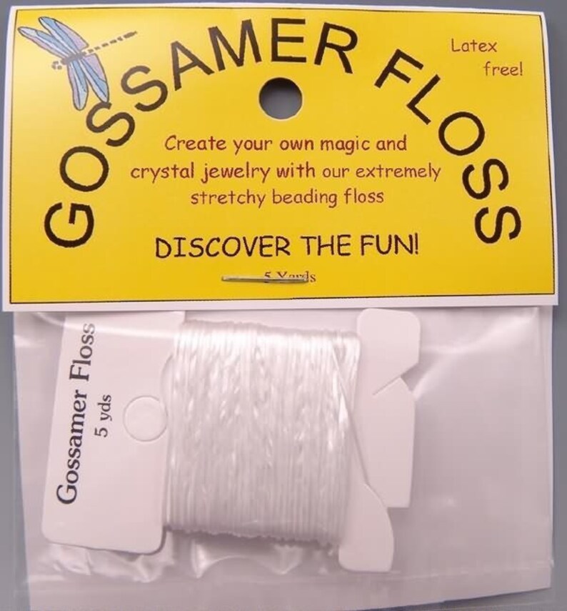 Gossamer Floss Stretchy Beading Floss 42096 Elastic Cord Etsy