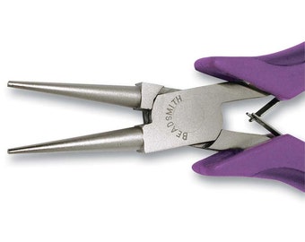 Round Nose Pliers Ergonomic Handles 41799 Beadsmith Purple Pliers, Roundnose Pliers, Ergo Pliers, Wire Wrapping Pliers, Jewelers Pliers