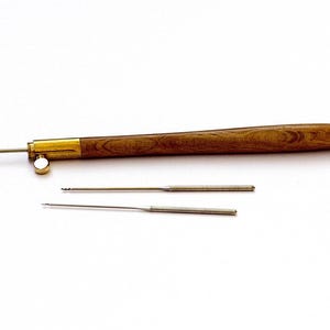 Tambour Needle Set 3 Needles and Handle, 55217 Beadsmith Tambour Beading Needle, Tambour Embroidery Needle, Tambour Needle, Hook Needle
