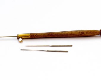Tambour Needle Set 3 Needles and Handle, 55217 Beadsmith Tambour Beading Needle, Tambour Embroidery Needle, Tambour Needle, Hook Needle