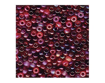 Miyuki Seed Beads Mixture Vineyard Mixture 11-Mix18 23g 11/0 Japanese Seed Bead, Purple Seed Bead, Glass SeedBead Rocaille Seed Bead