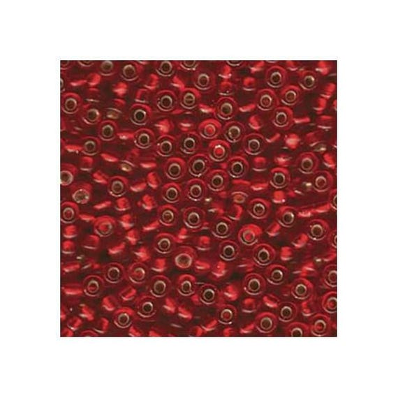 6-140S, Miyuki 20g Silver Lined Red-Orange 6-140S, Miyuki 20g Silver Lined Red-Orange