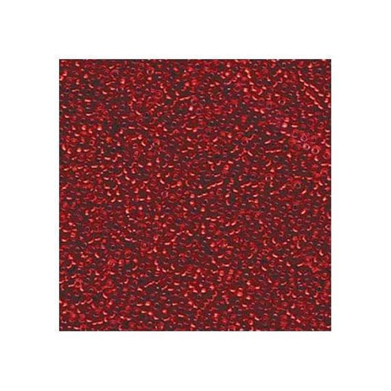 15-1419, Miyuki 8.2g Silver Lined Red AB 15-1419, Miyuki 8.2g Silver Lined Red AB