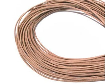 1.5mm Natural Greek Leather Cord 42733 (5 meters),  Jewelry Cording, Necklace Cord, Bracelet Cord, 1.5mm Cording, 1.5mm Leather Cording