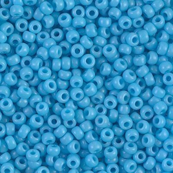 8-413, Miyuki 22g Op Turquoise Blue 8-413, Miyuki 22g Op Turquoise Blue
