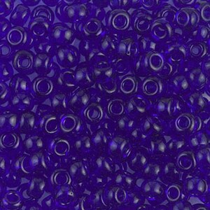 6-151, Miyuki 20g Transparent Cobalt 6-151, Miyuki 20g Transparent Cobalt
