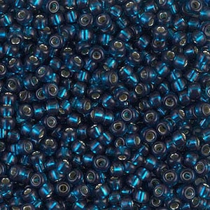 8-1425, Miyuki 22g Silver Lined Blue Zircon 8-1425, Miyuki 22g Silver Lined Blue Zircon