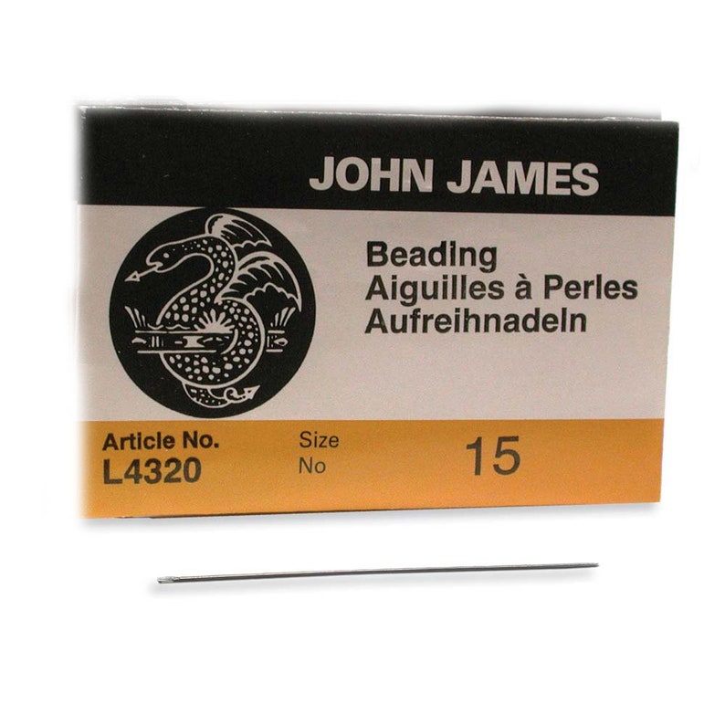 John James English Beading Needles Size 15 43050 Bulk Pack Etsy