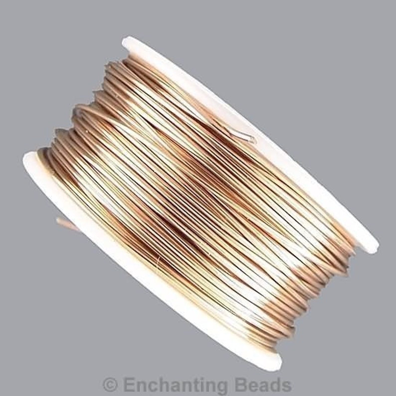 30Yards Artistic Wire 32Gauge NonTarnish Brass Wire Beading