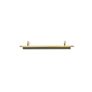 Miyuki Beading Slide End Tubes, 43277 (4 ), 35mm Gold Plated Ends, Delica Beadwork Tube End, Japanese Tube Ends, Seed Bead Tube End Finding