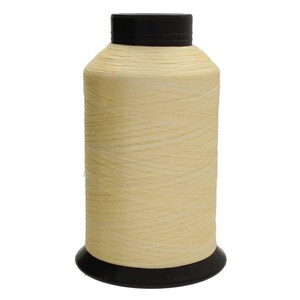 Nymo Beading Thread Cone Size B Cream 45097 (3oz Cone, 2505yd)  Cream Nymo Cone, Size B Nymo Thread, Cream Nylon Beading Thread