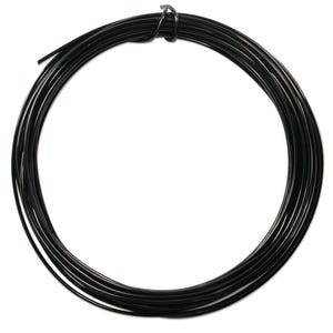 Anodized Aluminum Wire 12 Gauge Black 41275 , Jewelry Wire, Craft Wire, Round Wire, Aluminium Wire, Soft Temper Wire, Anodized Wire