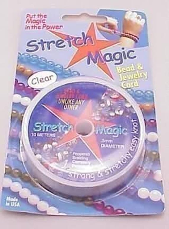 Stretch Magic Cord 0.5mm Diameter 10meters Clear Cord, Stretch Cord, Round Cording, Jewelry Cording, Pepperell Cord
