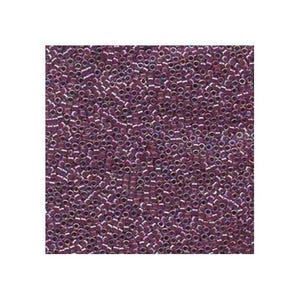 11/0 Miyuki Delica Beads Japanese Seed Beads DB056 (7.2g), Magenta Pink Lined Crystal AB Delica Seed Beads, Glass Seed Beads, Cylinder Beads
