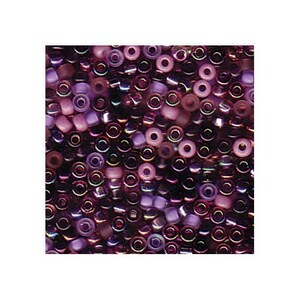 Miyuki Seed Beads Mixture Lilacs Mixture 11-Mix01 24g Purple 11/0 Japanese Seed Beads, Purple Seed Bead, Glass Seed Bead, Rocaille Seed Bead