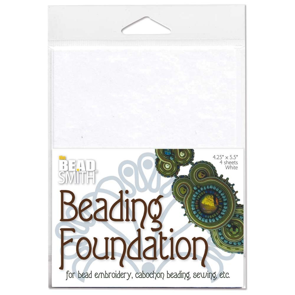 White Beadsmith Beading Foundation 43716 4 Sheet Etsy