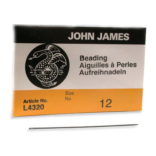 John James English Beading Needles Size 12 41433 Bulk Pack Etsy