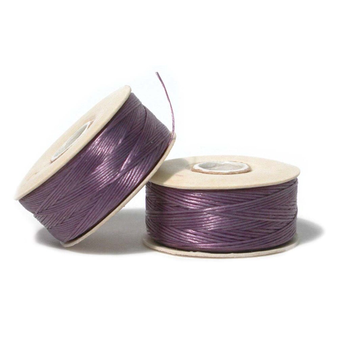 Nymo Beading Thread Size D Purple 43926 2 Bobbins Light Etsy