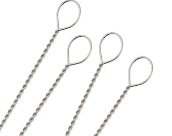 Twisted Wire Needles Size Heavy 45094 (50), Easy to Thread Needles, Beading Needles, Craft Needles, Beading Supplies, Beadsmith Needles