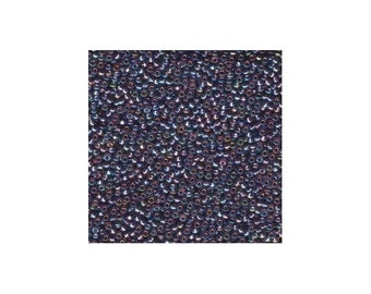 Miyuki Seed Beads 11/0 Silver-Lined Amethyst AB 11-1024 24g Glass Seed Beads, 2mm Beads, Rocaille, Japanese Seed Beads Purple Seed Beads