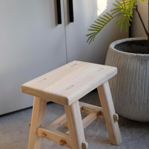 Handcrafted Camphor Wood Stool: Rustic Farmhouse Step Stool - Etsy
