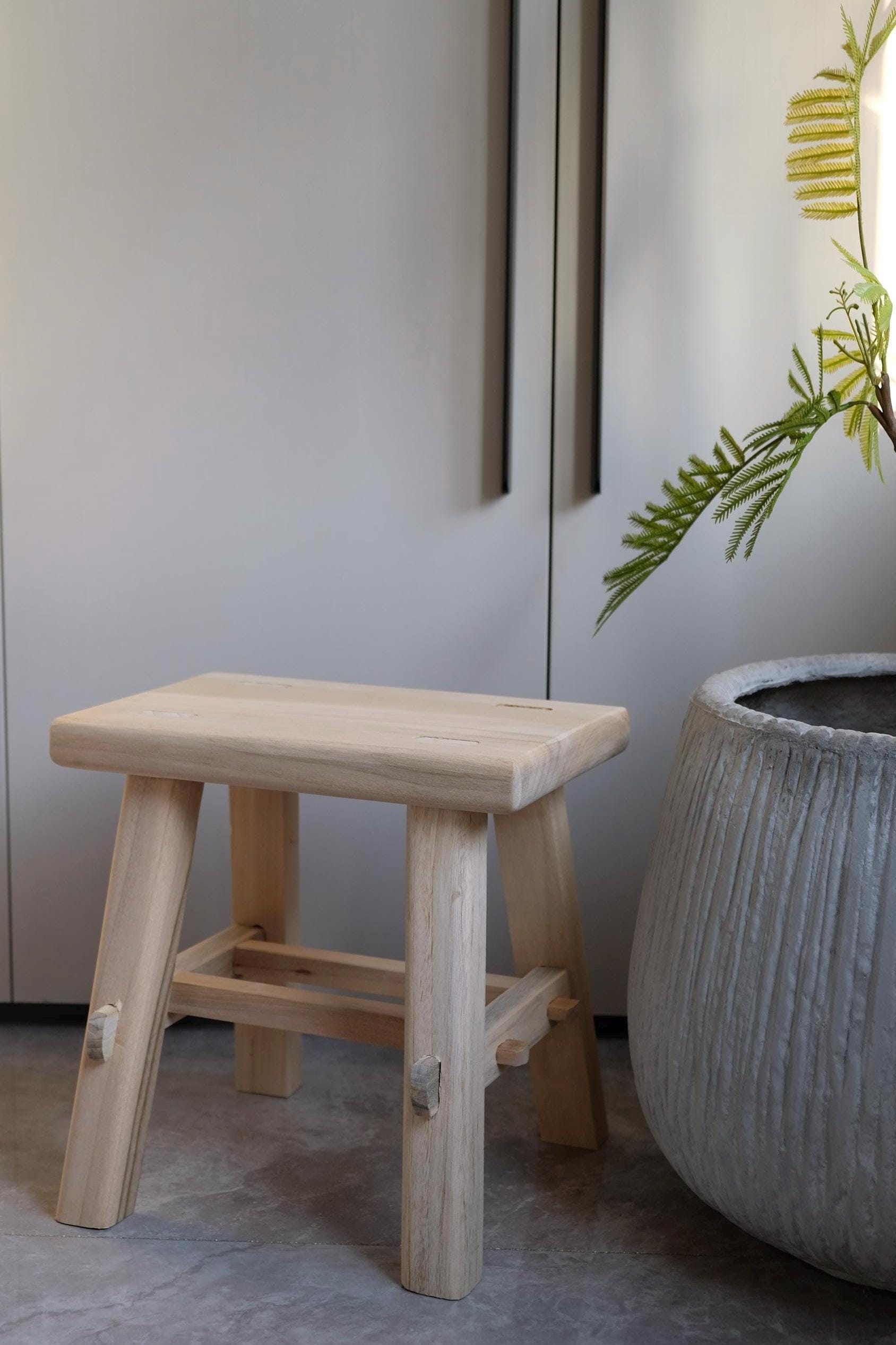 Handcrafted Camphor Wood Stool: Rustic Farmhouse Step Stool - Etsy