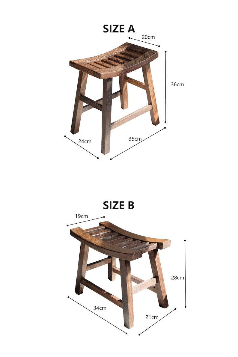 Handcrafted Wenge Wood Stool | Slatted Seat Plant Stand - Etsy