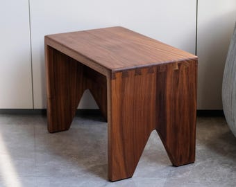 Handcrafted Wooden Stool | Minimalist Mortise & Tenon Design