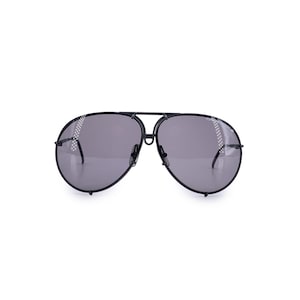 Authentic Porsche Design Carrera Black Matte 5623 Aviator Sunglasses
