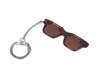 Authentique Persol Ratti vintage Berry Torino Lunettes de soleil Keyring Charm Keychain