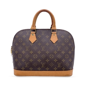 Certified Authentic LOUIS VUITTON Alma Hand Bag Vintage 