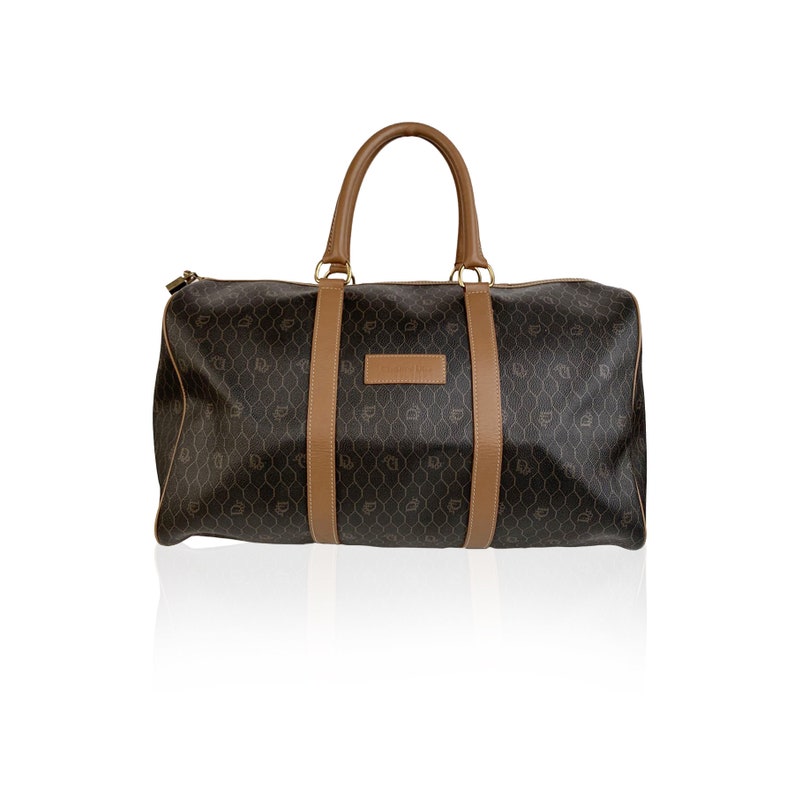 dior monogram duffle bag
