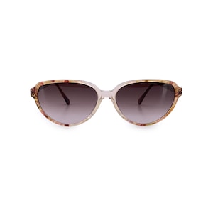 Authentic Gucci Vintage Clear Brown Sunglasses GG 2186 55/15 140mm