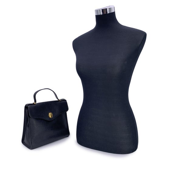 クリスチャン・ディオール ヴィンテージ ブラックレザー サッチェル