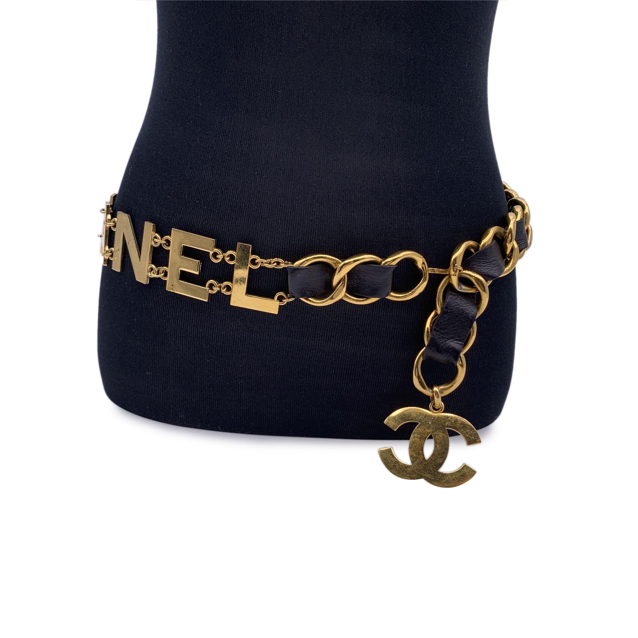 Chanel Chain Belt Etsy