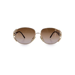 Authentic Christian Dior Vintage Rhinestones Sunglasses 2619 44 57/16 130mm