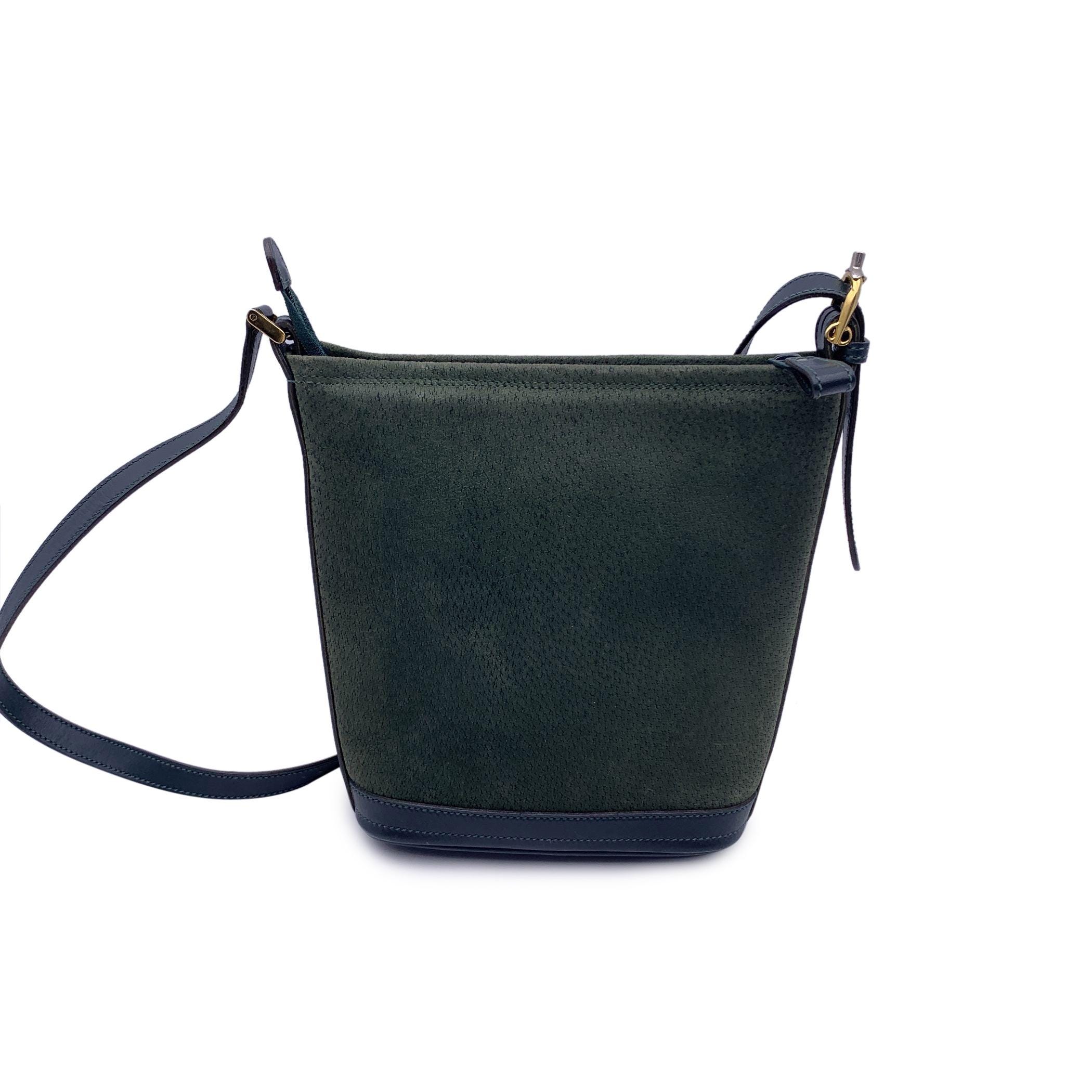 Green suede gucci bag sales